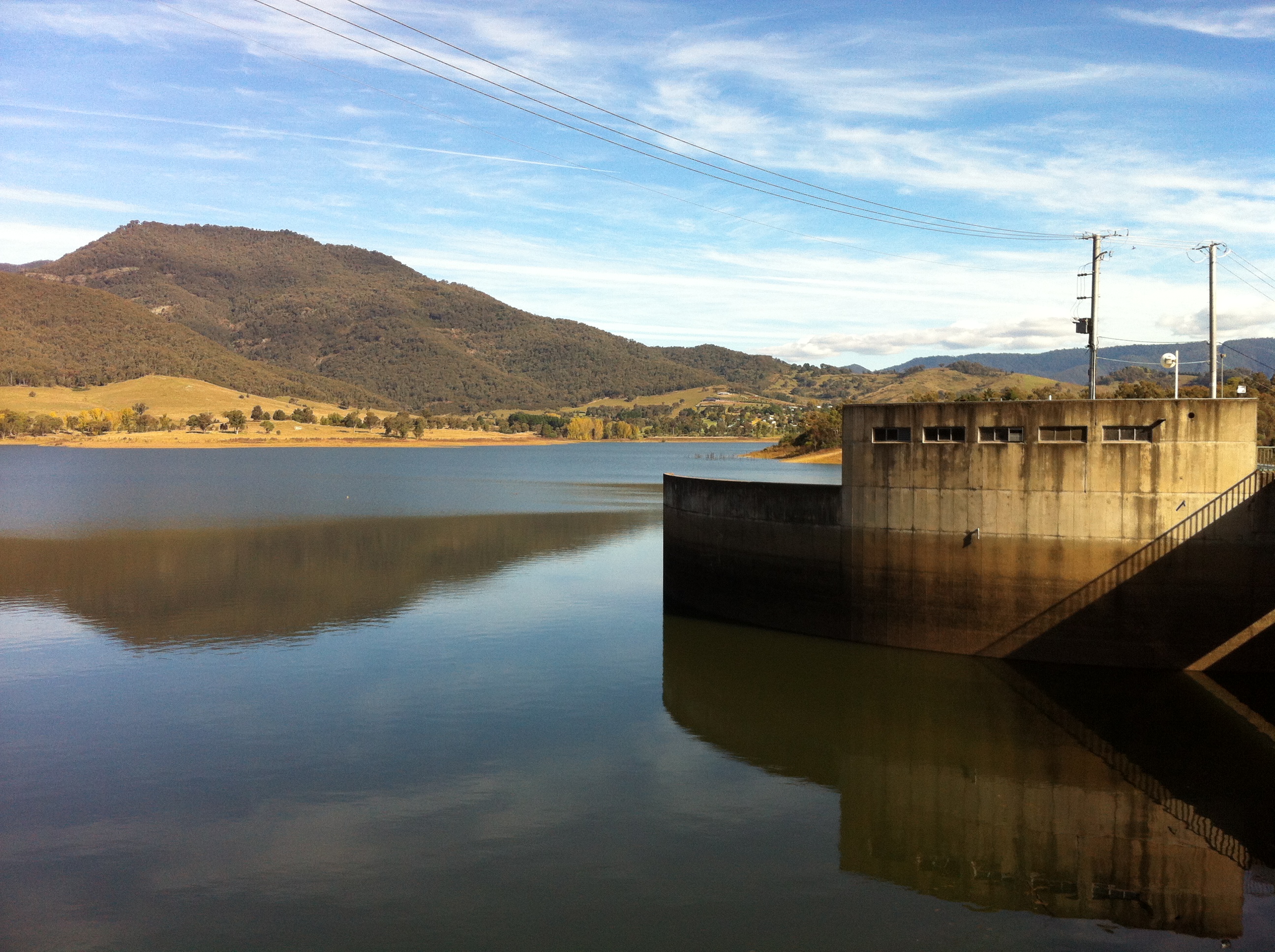 Jounama Pondage Water Level